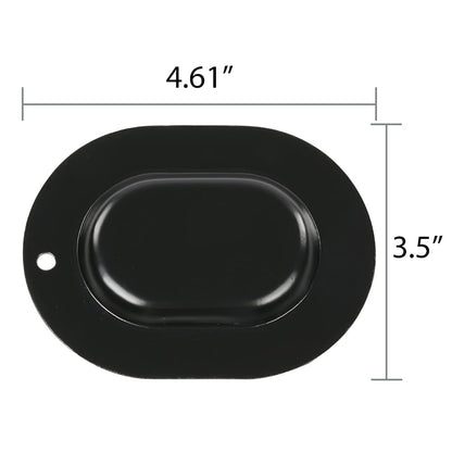G-PLUS Trunk Floor Pan Drain Plug Plate Set Compatible with A-body/Chevelle/GTO/442/GS 1967-1972,Fit All GM Big Car & All GM 1967-1977,Fit Chevy Camaro/Pontiac Firebird 1967-1981 7 PCS Metal