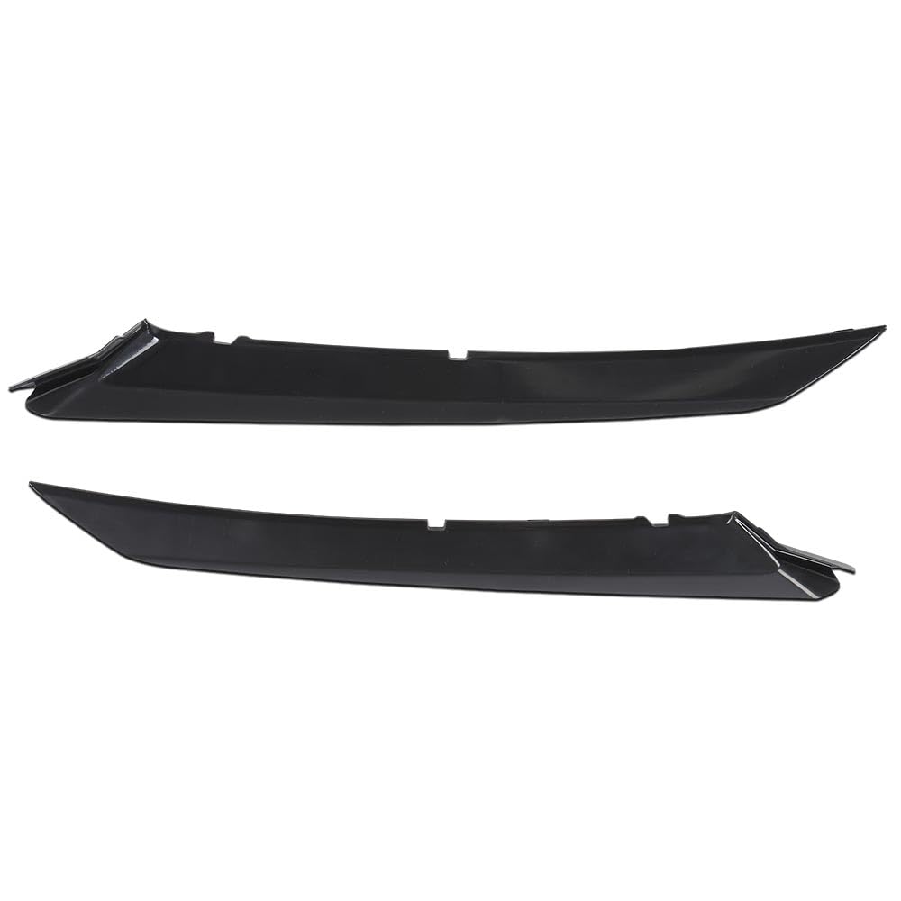 G-PLUS Front Bumper Grille Trim Molding Pair Compatible with Toyota Camry SE XSE 2018-2022 5271306100, 5271206100, TO1047105, TO1046105 Matte Black