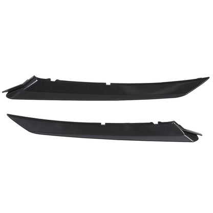 G-PLUS Front Bumper Grille Trim Molding Pair Compatible with Toyota Camry SE XSE 2018-2022 5271306100, 5271206100, TO1047105, TO1046105 Matte Black
