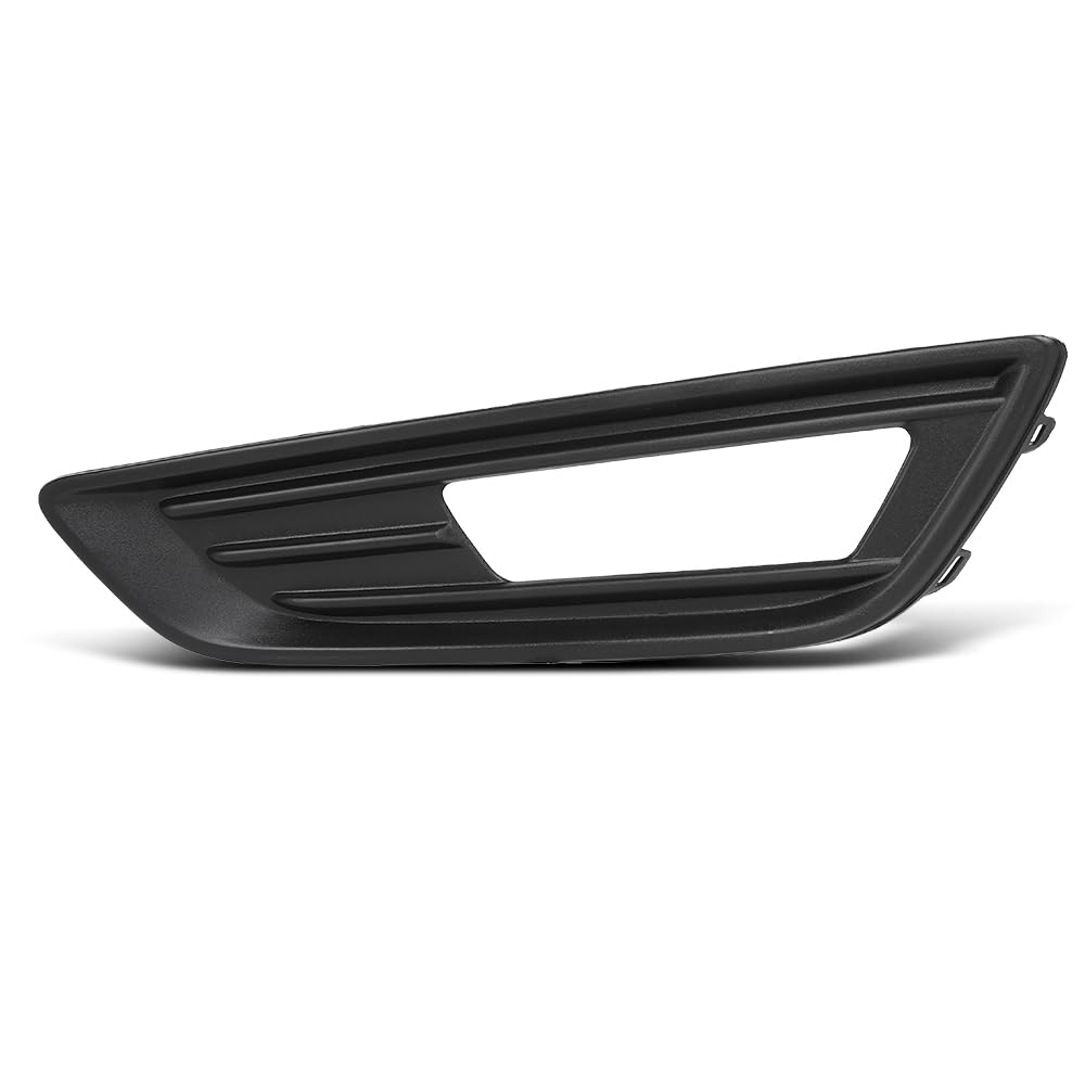 G-PLUS Left Fog Light Trim Cover, Compatible with Ford Focus 2015-2018, Driver Side, F1EZ15266K, FO1038151