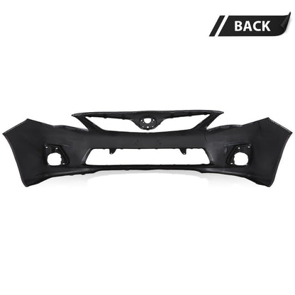 G-PLUS Primed Front Bumper Cover Fascia Compatible with Toyota Corolla Base CE L LE 2011 2012 2013, 5211903901, TO1000372, Black