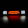 G-PLUS LED Third Brake Light Compatible with Ford F250 F350 F450 F550 Super Duty 1999-2016, Rear High Mount Cargo Lamp, Smoky Lens Chrome Housing