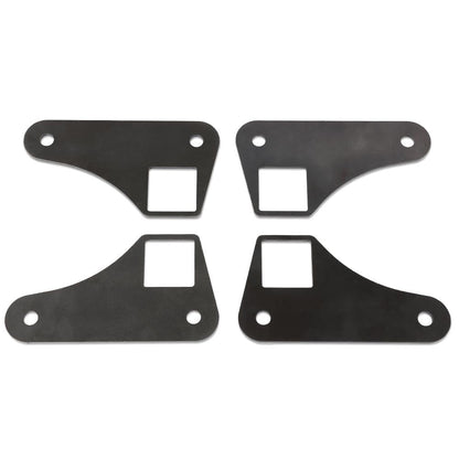 G-PLUS Square Tubing Air Ride Brackets Ladder Bar Mounting Parallel 4 Link Tabs 2"
