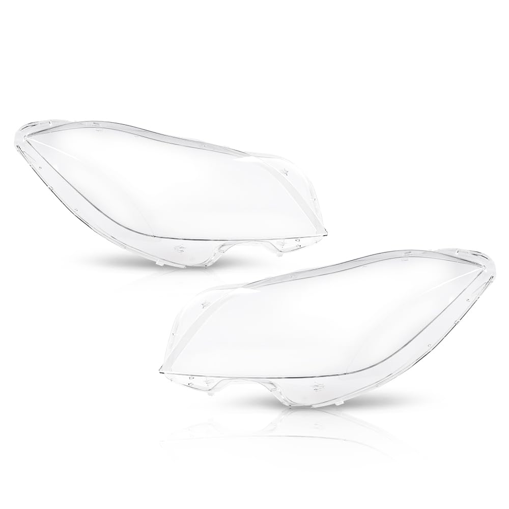 G-PLUS Headlight Lens Cover Compatible with Benz CLS W218 CLS350 CLS500 CLS550 2010 2011 2012 2013 2014 Left & Right Front Headlamp Lens Cover Clear