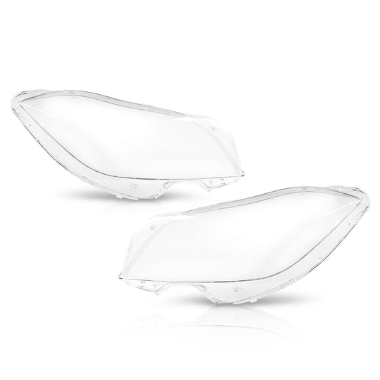 G-PLUS Headlight Lens Cover Compatible with Benz CLS W218 CLS350 CLS500 CLS550 2010 2011 2012 2013 2014 Left & Right Front Headlamp Lens Cover Clear