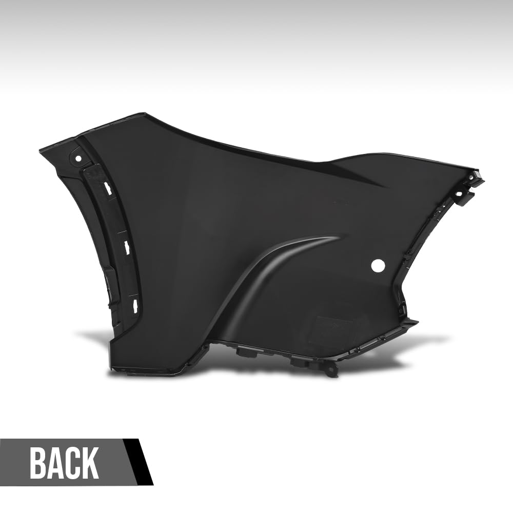 G-PLUS Front LH Side Bumper Cover Compatible with Toyota Corolla Cross 2022 2023 2024 2025 Fit XLE Models with Park Assist Only Black