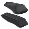 G-PLUS Pair Plain Hard Leather Saddlebag Speaker Lid Covers Fit 1993-2013 Touring Road King Electra Road Street Glide
