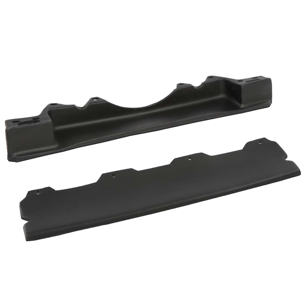 G-PLUS Bumper Fillers Compatible with Cadillac Deville 1980-1992/Fit for Cadillac Fleetwood 1980-1992/Fit Cadillac Brougham 1980-1992 Fiberglass Black Front and Rear 10PCS
