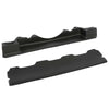 G-PLUS 10PCS Bumper Fillers Compatible with Cadillac Deville/Fleetwood/Brougham 1980-1992 Front & Rear Fiberglass Black