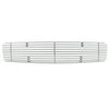 G-PLUS Front Upper Bumper Chrome Billet Grille Grill Insert Compatible With Nissan Maxima 2009-2014 Hood Molding (Silver)