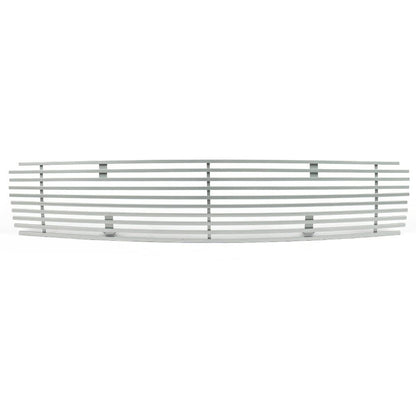 G-PLUS Front Upper Bumper Chrome Billet Grille Grill Insert Compatible With Nissan Maxima 2009-2014 Hood Molding (Silver)