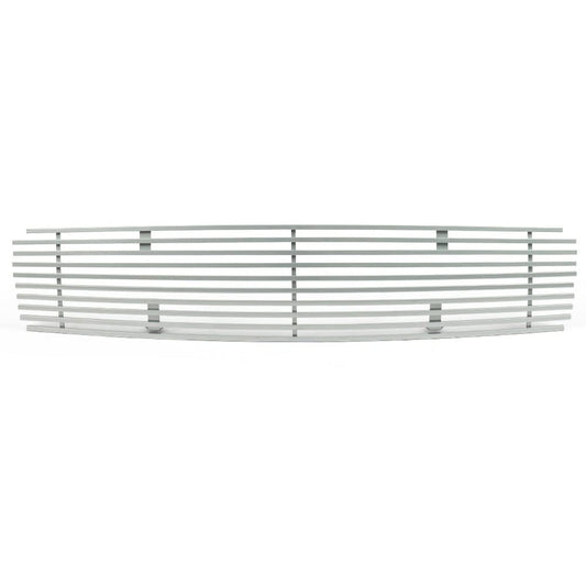 G-PLUS Front Upper Bumper Chrome Billet Grille Grill Insert Compatible With Nissan Maxima 2009-2014 Hood Molding (Silver)
