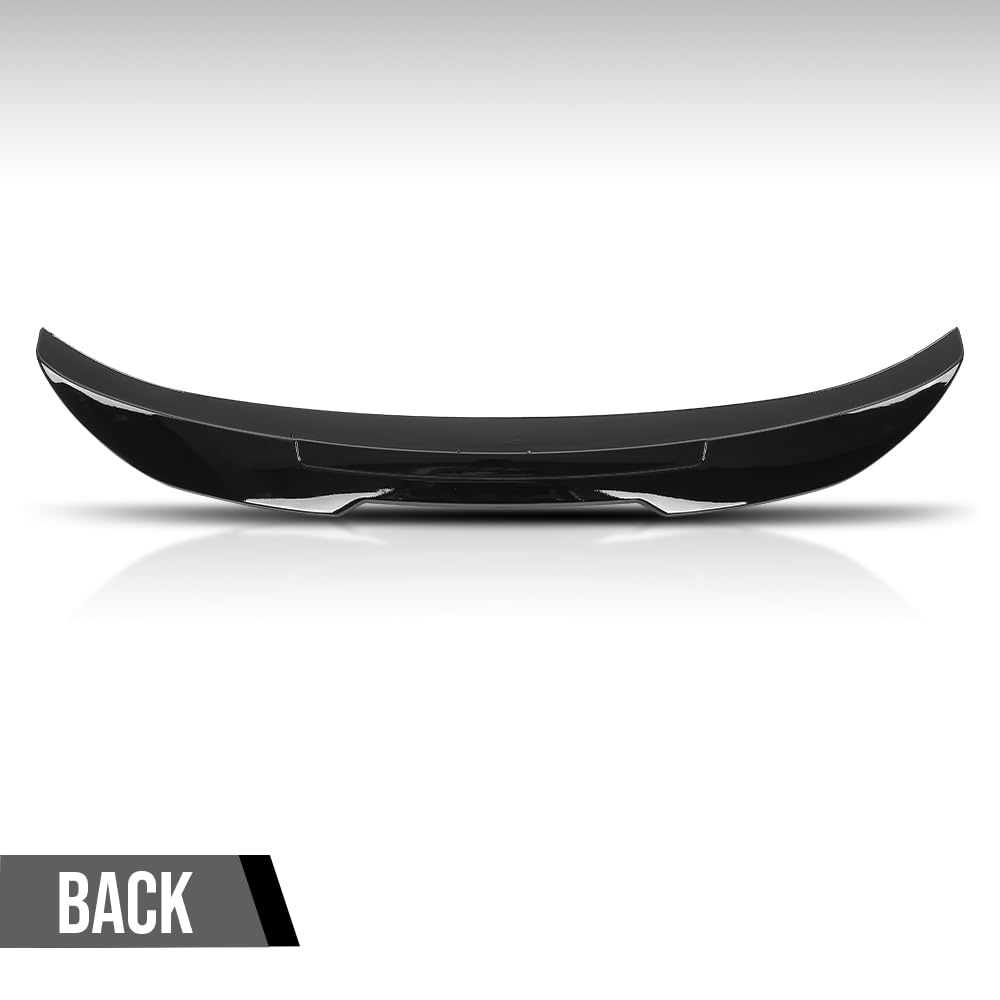 G-PLUS Rear Trunk Spoiler Wing Compatible with BMW F22 2 Series Coupe Only 2014 2015 2016 2017 2018 2019 2020 Fit BMW F87 M2 2016 2017 2018 Rear Trunk Spoiler Gloss Black