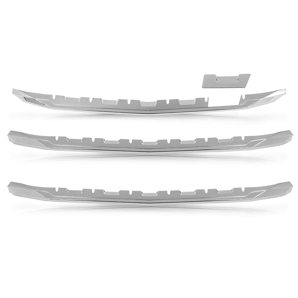 G-PLUS Chrome Snap On Grille Inserts Overlay Grill Cover Compatible with 2016-2018 Chevy Silverado 1500 LT Z71 Only/Fit 2019 1500 LD Old Body(WT, LT, Custom) 3961039403