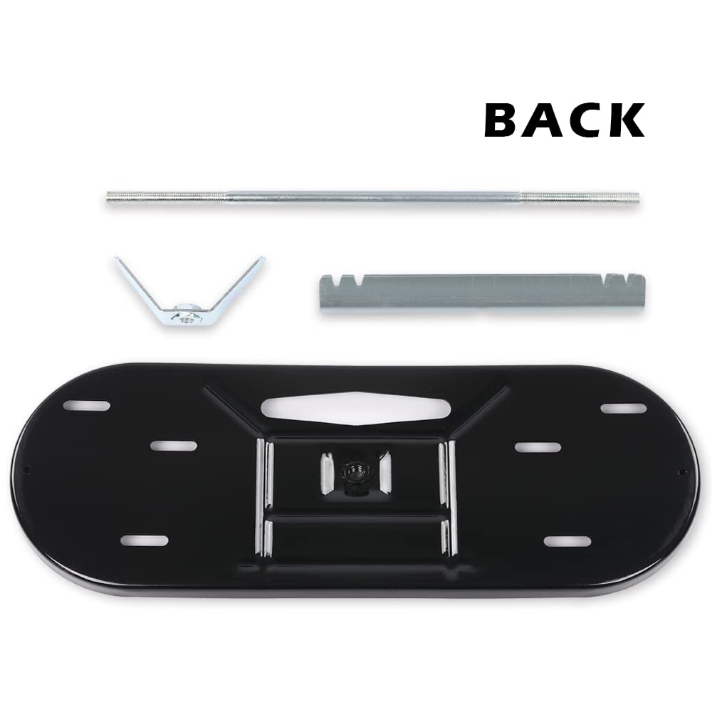 G-PLUS RV Propane Tank Mounting Kit Fit for Rv 20lb 30lb Lp Tanks Camper Travel Trailer Propane Tank Holder Dual RV Propane Tank Black