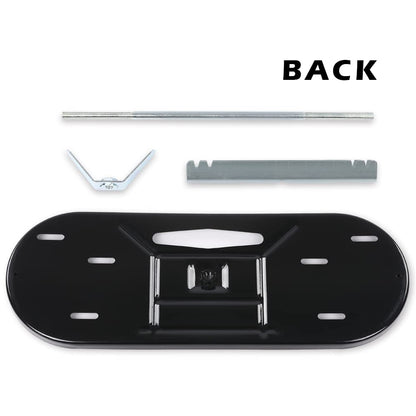 G-PLUS RV Propane Tank Mounting Kit Fit for Rv 20lb 30lb Lp Tanks Camper Travel Trailer Propane Tank Holder Dual RV Propane Tank Black