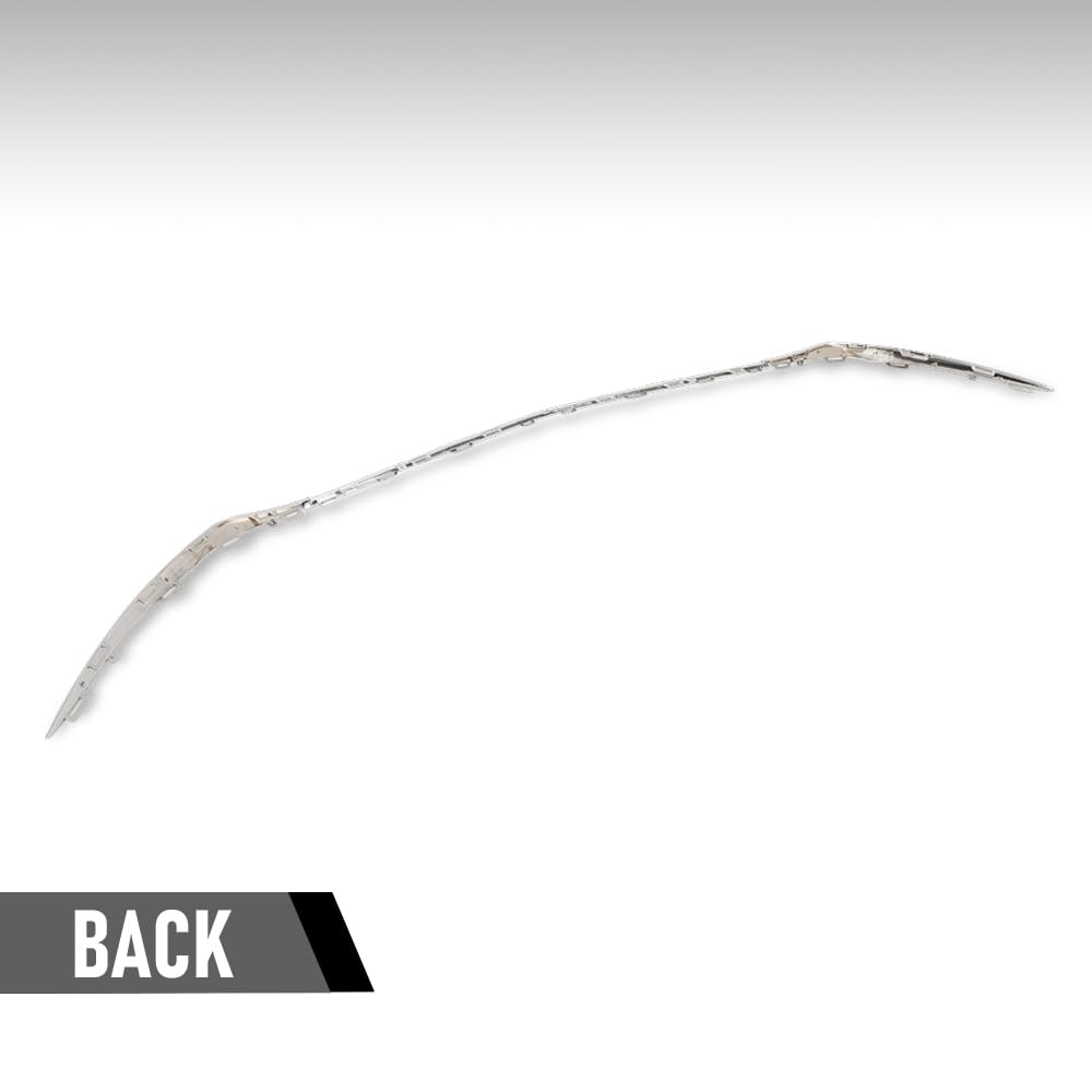 G-PLUS Front Bumper Cover Molding Trim Compatible with Benz W117 CLA Class 2016-2019 1178854900, 1178855000 Silver
