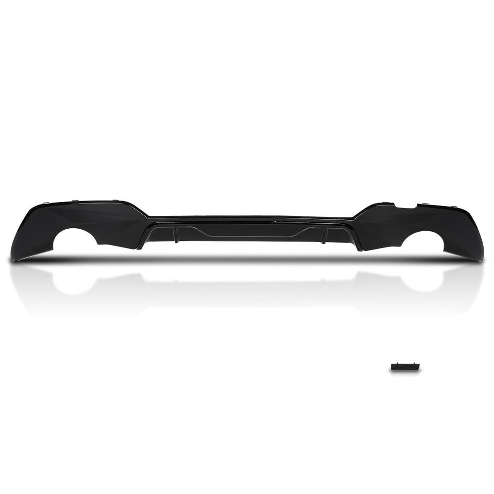 G-PLUS Rear Diffuser Compatible with BMW G20 3 Series 330i 2019 2020 with M Sport Bumper Models Only Not Fit M340i Models Glossy Black