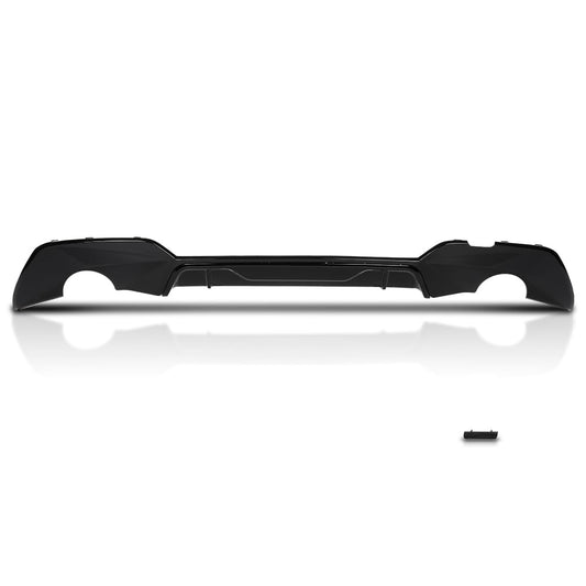 G-PLUS Rear Diffuser Compatible with BMW G20 3 Series 330i 2019 2020 with M Sport Bumper Models Only Not Fit M340i Models Glossy Black