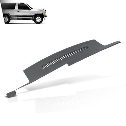 G-PLUS TPE Dash Cover Dashboard Panel Compatible with Chevy & GMC C1500 C2500 C3500 K1500 K2500 K3500 Suburban Yukon 1989-1994 Instrument Panel Cover Gray