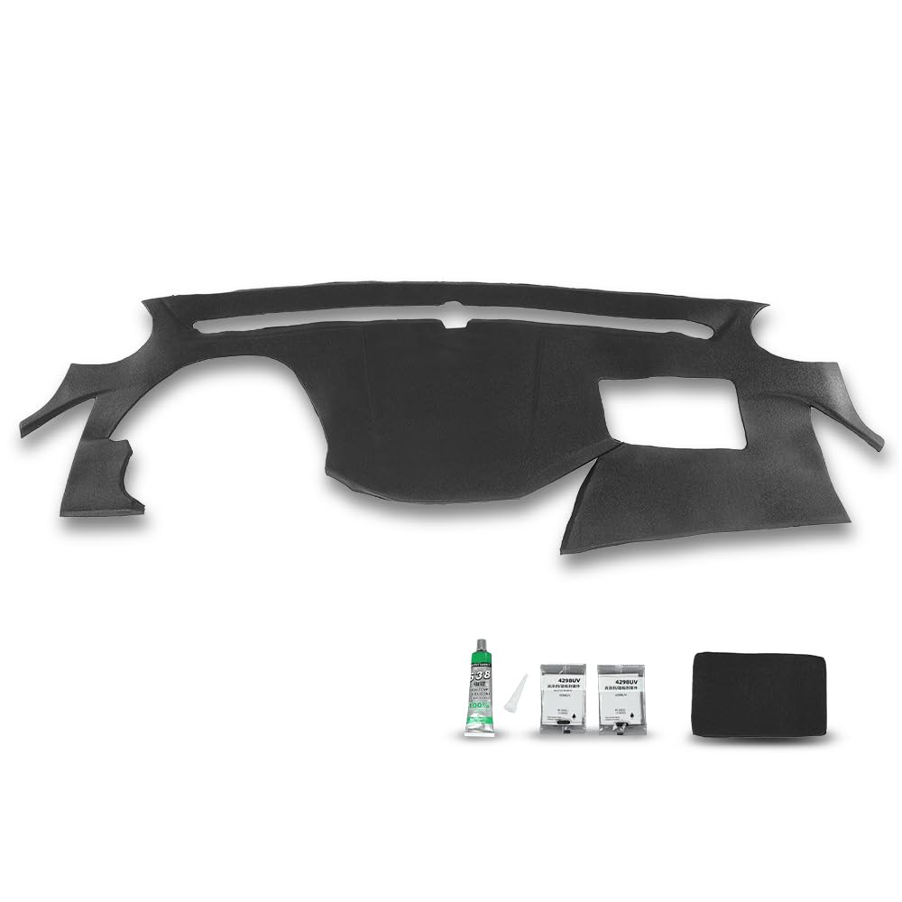 G-PLUS TPE Dash Cover Dashboard Panel Compatible with HYUN.DAI Sonata 2011-2014 Black