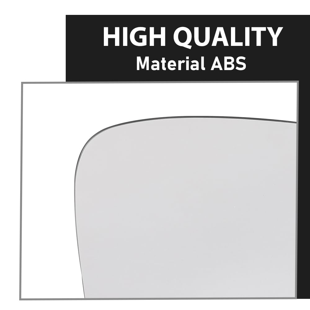 G-PLUS Mirror Glass Passenger Right Side Compatible with Porsche Macan 2015 2016 2017 2018 2019 2020 2021 95B857522J White