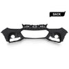 G-PLUS Upper Front Bumper Cover Primered Compatible with Chevy Trax 2017-2020 42537718 GM1014131 Black