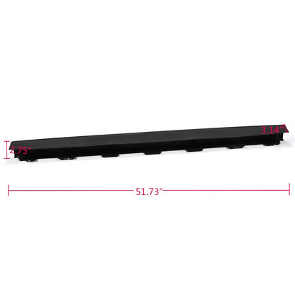 G-PLUS Top Rear Tailgate Moulding Trim Compatible for 2007-2010 Ford Explorer Sport Trac Black Replace # 7A2Z-7840602-BA 51.73" Length