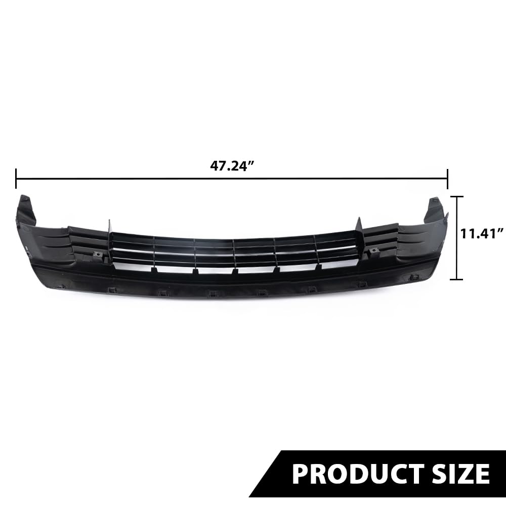 G-PLUS Front Bumper Lower Grille Grill Compatible with Toyota Prius FT 2012 2013 2014 2015