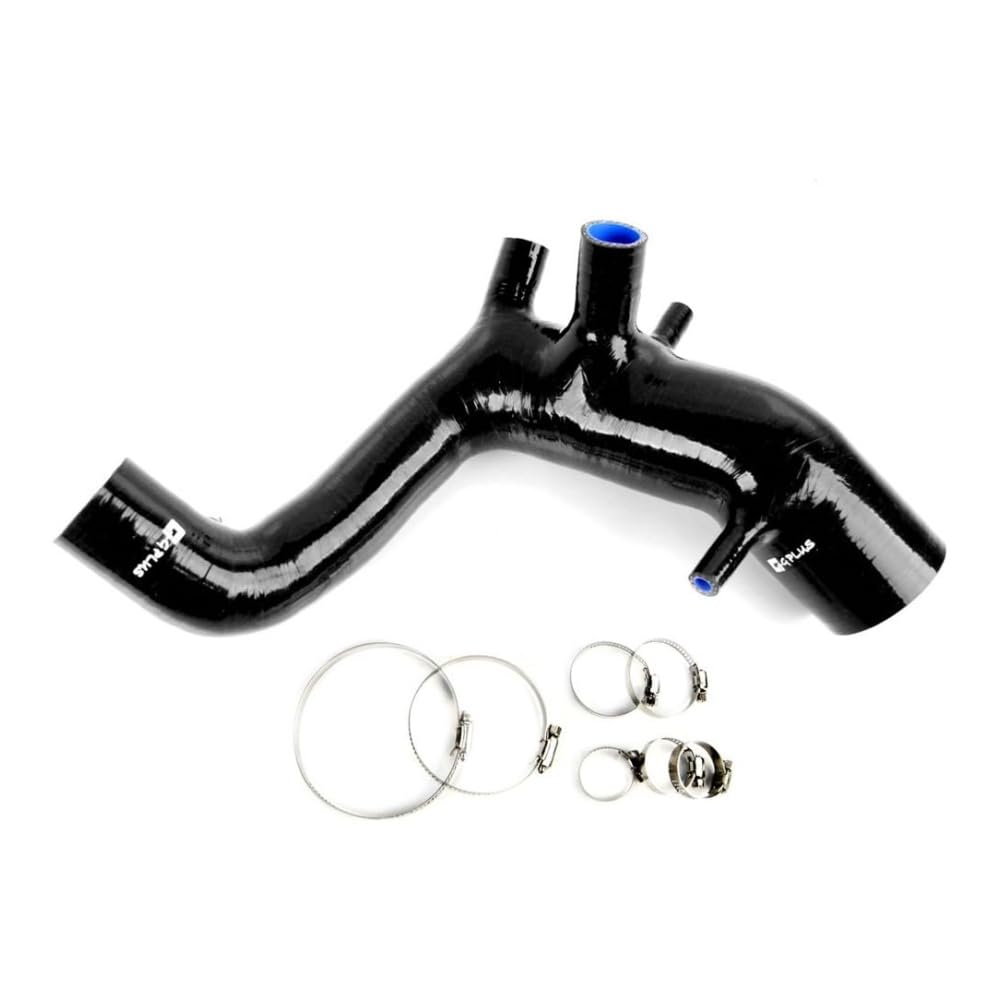 G-PLUS Silicone Induction Intakepipe Hose Kit Clamps Compatible with Audi TT VW Golf Beetle 1.8 Turbo, Black