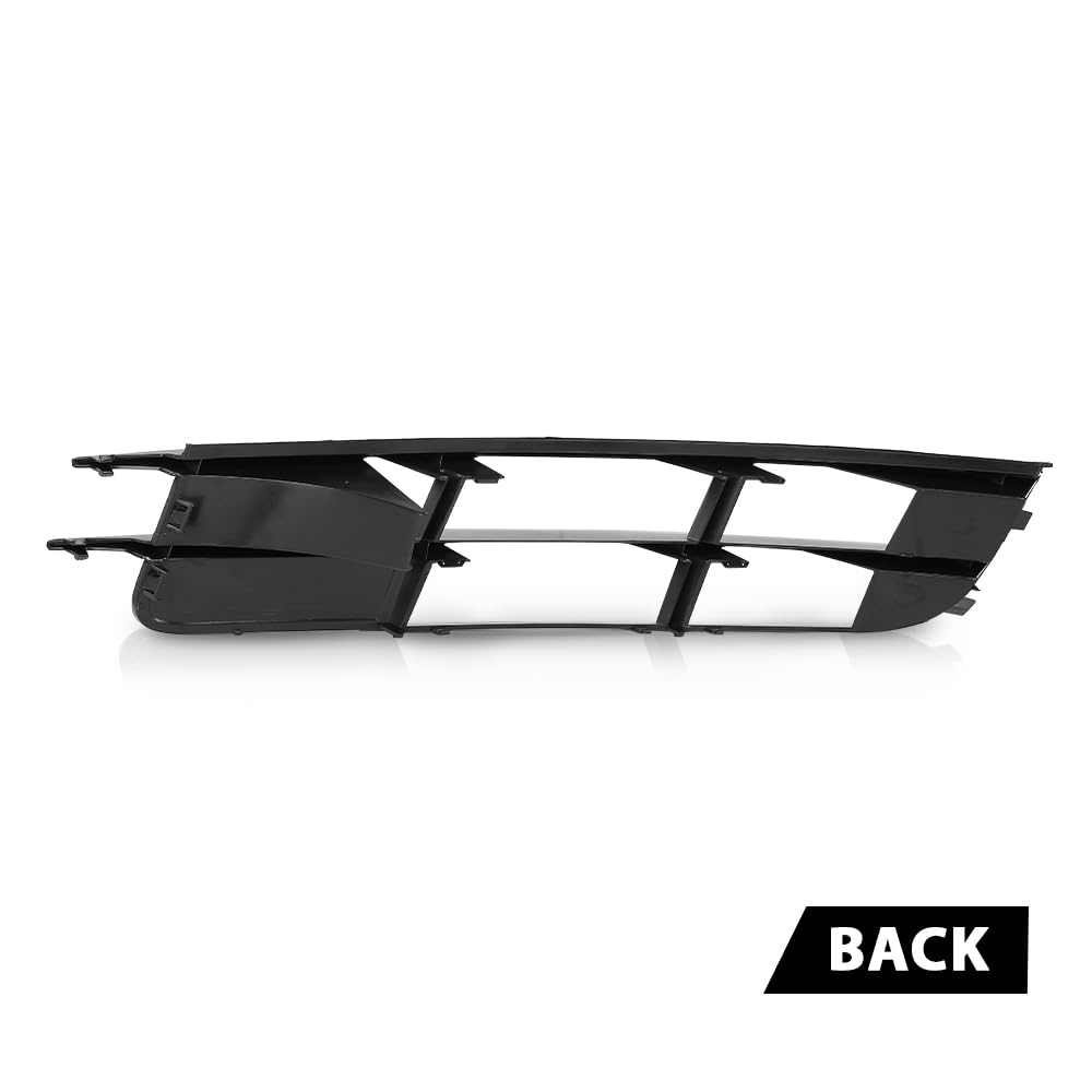 G-PLUS Front Right Bumper Grille Fog Light Cover, Compatible with Audi Q7 2007-2009 W/o S Line Package, Passenger Side, 4L0807682 3FZ, 4L080768201C
