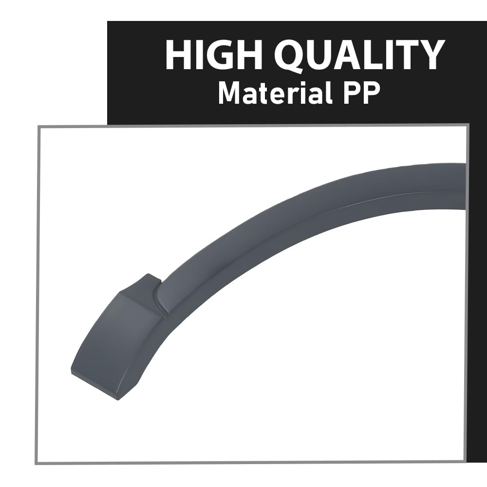 G-PLUS Right Front Fender Flare Wheel Opening Molding Arch Trim Compatible with Audi Q3 2015-2018 Passenger Side Wheel Flare AU0853718 8U0853718CGRU