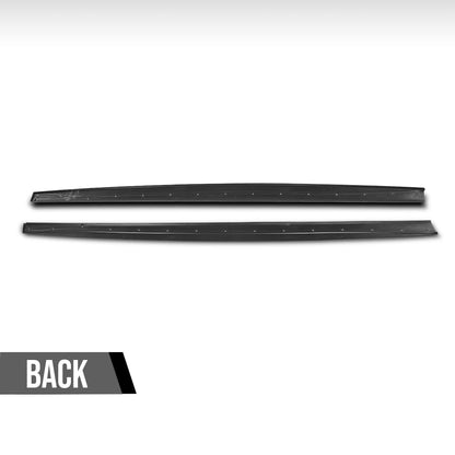 G-PLUS Side Skirts Extension Compatible with BMW F32 F33 F36 4 Series M Sport Models 2014 2015 2016 2017 2018 2019 2020 Carbon Fiber Black