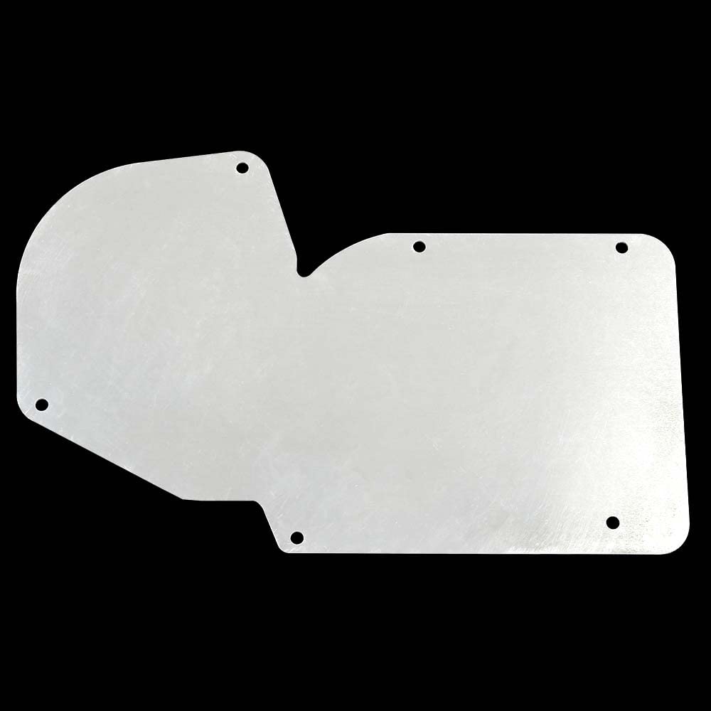 G-PLUS A/C And Heater Delete Panel C3 Compatible with 1968-1982 Corvette Silver