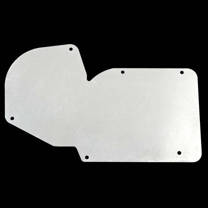 G-PLUS A/C And Heater Delete Panel C3 Compatible with 1968-1982 Corvette Silver