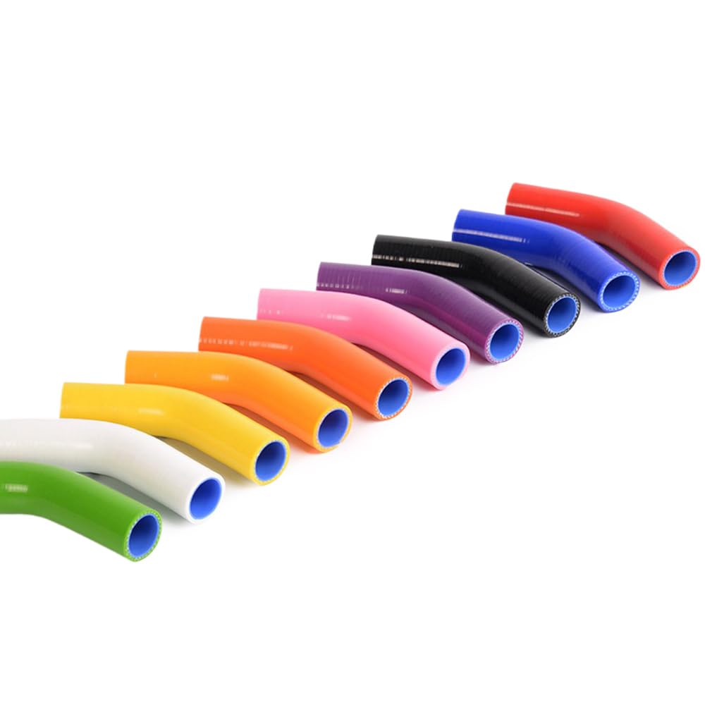 G-PLUS 2.24" Straight Silicone Hose, 3-Ply Intercooler Coupler Tube Pipe, Universal for Connecting Turbo Piping or Intake Piping (Inner diameter: 2.24inch/57mm) Blue