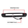 G-PLUS LED Third Brake Light Compatible With 07-14 Chevy Silverado/GMC Sierra,3RD LED Bar Brake/Cargo Light,Type I (Smoky lens Black Housing Amber Reflector)