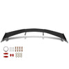 G-PLUS Rear High Wing Trunk Spoiler Compatible with Chevy Corvette C8 Models 2020-2024 Carbon Fiber Black