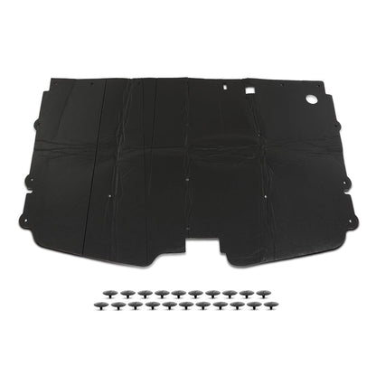 G-PLUS Hood Insulation Pad 1/2" with Clips Compatible with Chevy GMC C1500 C2500 C3500 and Suburban 1988-1998