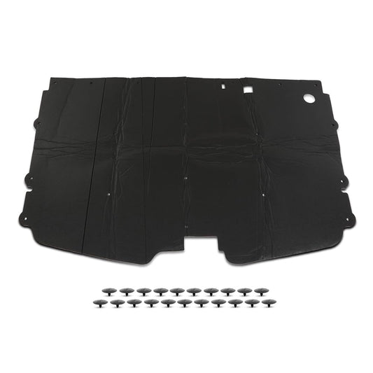 G-PLUS Hood Insulation Pad 1/2" with Clips Compatible with Chevy GMC C1500 C2500 C3500 and Suburban 1988-1998