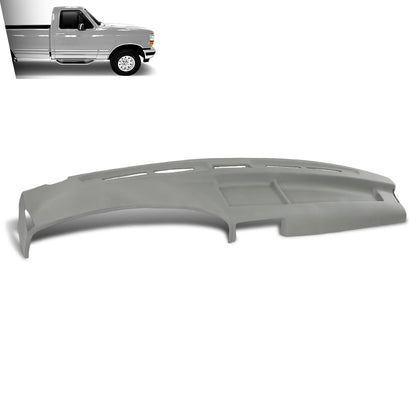 G-PLUS TPE Dash Cover Dashboard Cover Compatible with Ford F350 Xl/XLT V8 5.8L 1992-1997 Fit Ford Bronco XLT/Eddie Bauer V8 5.0L 1992-1996 Gray