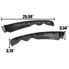 G-PLUS 2PCS Air Dam Deflector for Ford Fusion 2013-2016 Front Bumper Lower Panel Side View