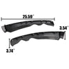 G-PLUS Air Dam Deflector 2 PCS Compatible with Ford Fusion 2013 2014 2015 2016 Front Bumper Lower Valance Panel Driver & Passenger Side Replace OEM FO1017101