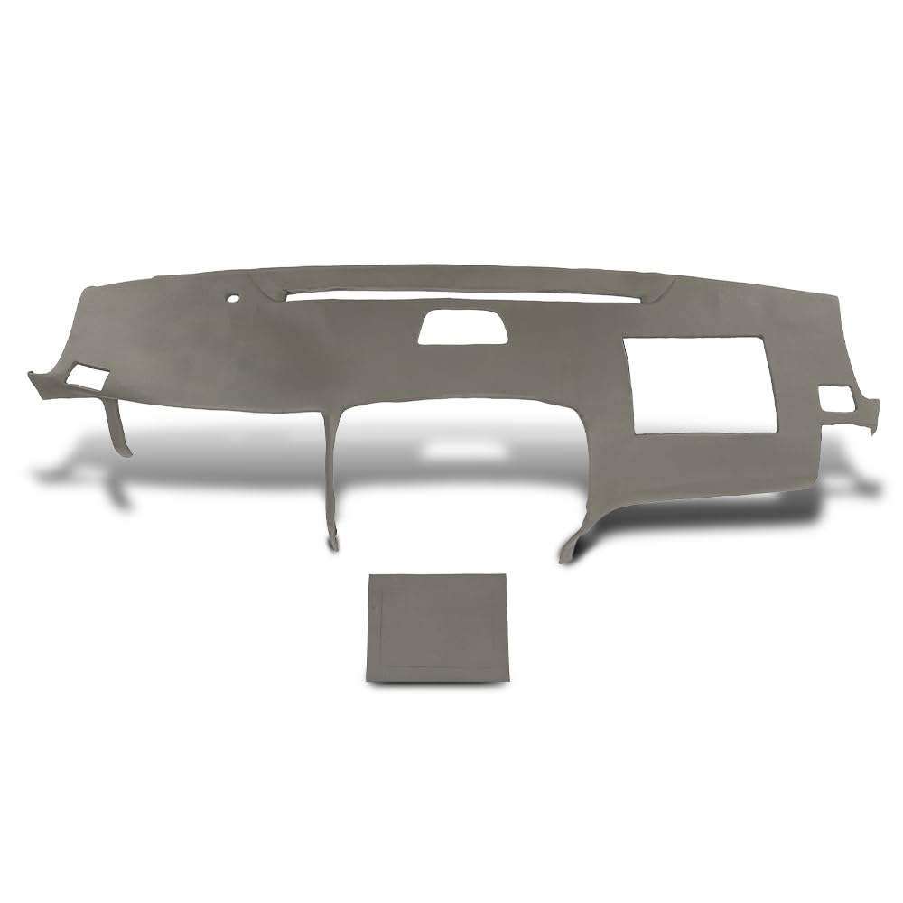 G-PLUS TPE Dash Cover Dashboard Compatible with LX GX470 2003-2009 w/Speaker Gray