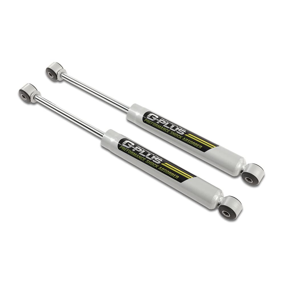G-PLUS Suspension Leveling Lift Kit Compatible with 1999-2006 4WD Chevy Silverado/GMC Sierra 1500, Compatible with 2007-2007 4WD Chevy Silverado/GMC Sierra 1500 Classic Rear Shock Absorbers 23158_A
