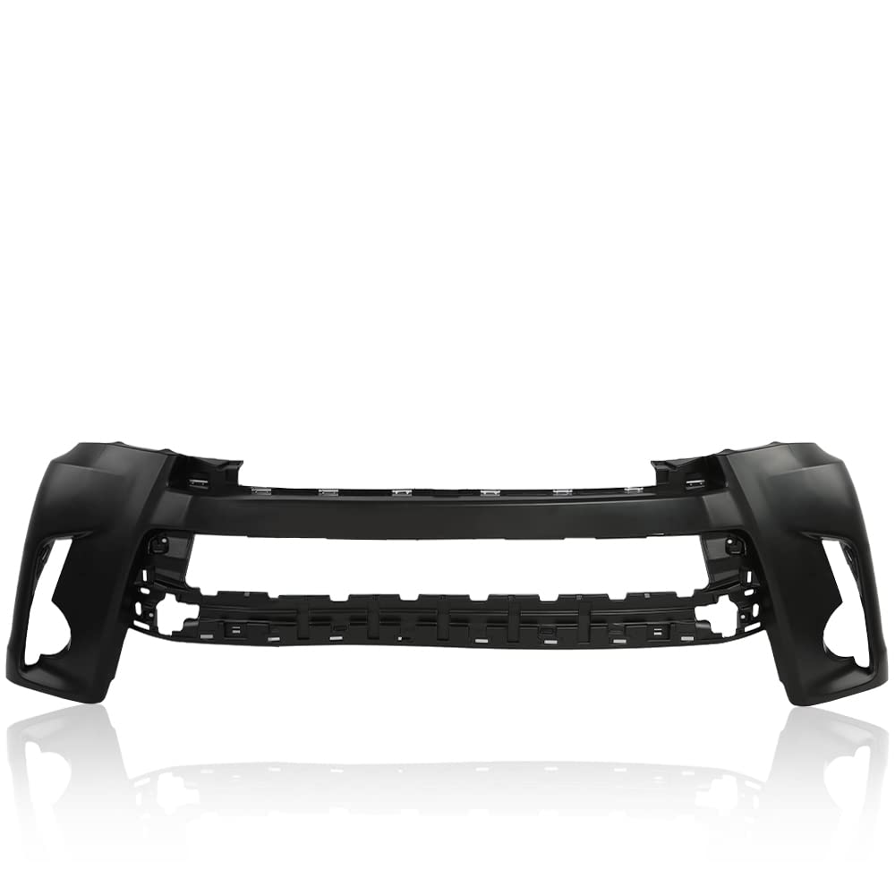 G-PLUS NEW Primered Front Bumper Cover Compatible with 2017 2018 2019 Toyota Highlander 521190E350160 TO1000427