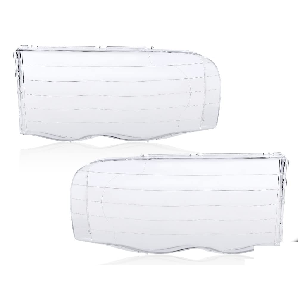 G-PLUS Headlight Lamps Compatible with 2002-2005 Dodge Ram 1500 2500 3500 55077121AF 55077120AF 55077121AG 55077120AG