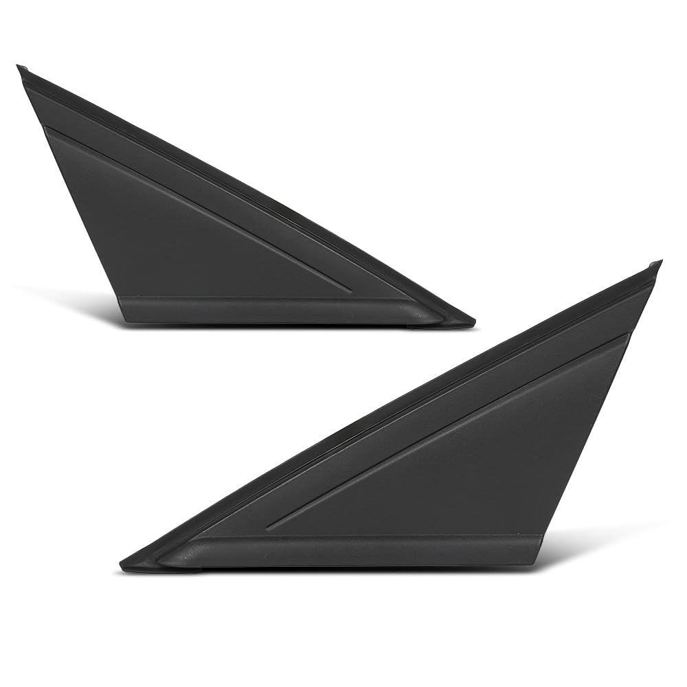 G-PLUS Pair Window Mirror Fender Corner Molding Cap Triangle, Compatible with Ford Focus 2012-2018, LH & RH Side 2PCS, CP9Z16004A, CP9Z16003A