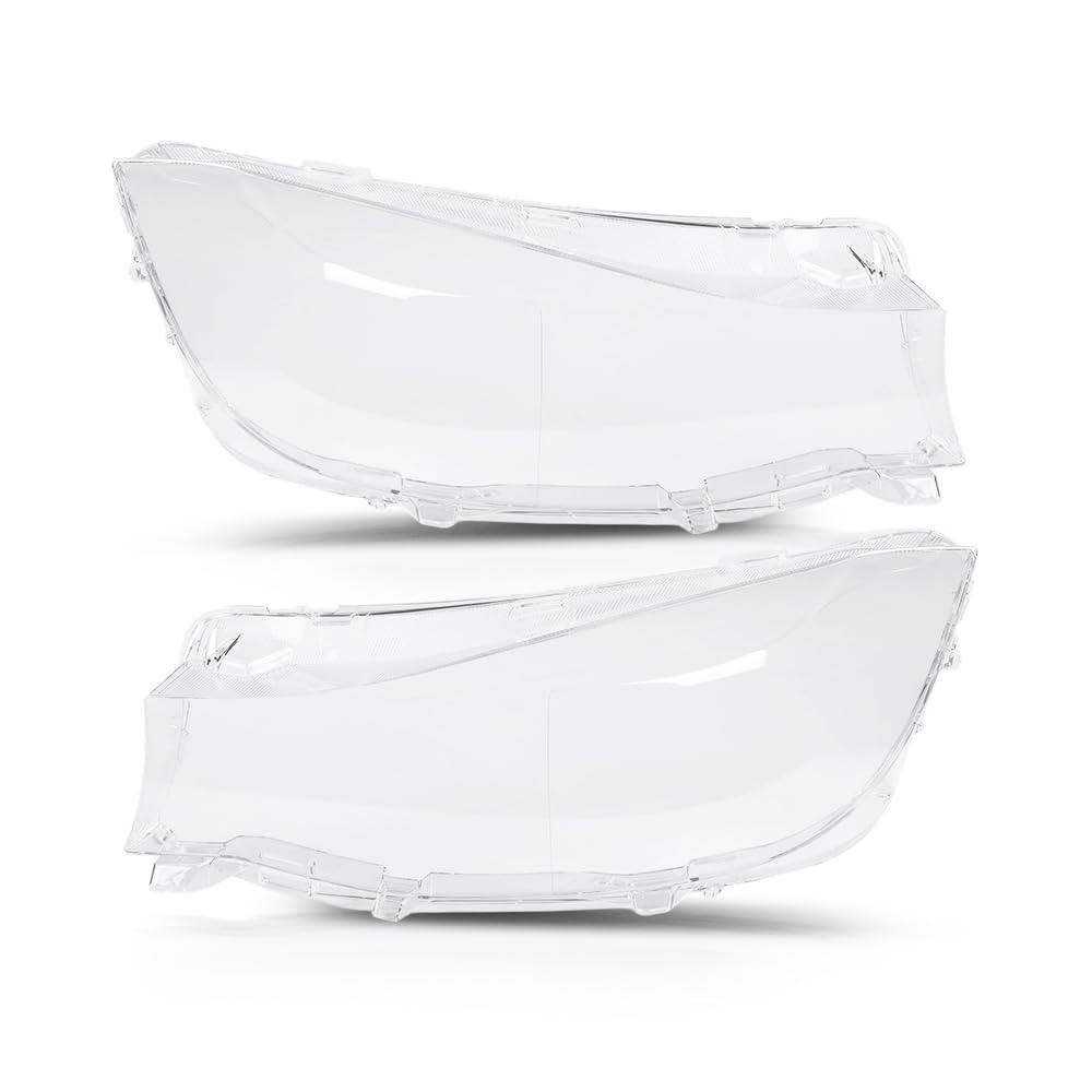 G-PLUS Headlight Lens Cover Compatible with BMW F34 GT 330i 340i 2017-2019 Left & Right Pair Front Headlamp Lens Cover Clear