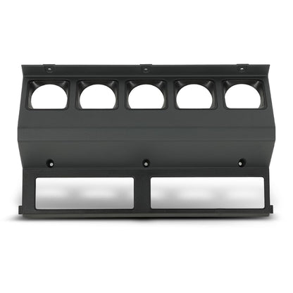 G-PLUS Center Gauge Radio Dash Bezel Trim Compatible with Jeep Wrangler YJ 1987-1995 Gray